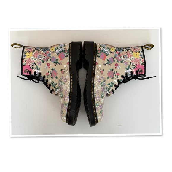Dr. Martens 1460 Floral Lace-up Combat Boots - Picture 6 of 13